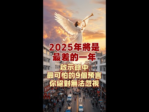 分享聖經 | 2025年將是最差的一年，啟示錄中最可怕的9個預言，你絕對無法忽視！#分享聖經 #台灣長老教會 #馬來西亞教會 #新加坡教會 #美国华人 #海外華人 #中国人在英国