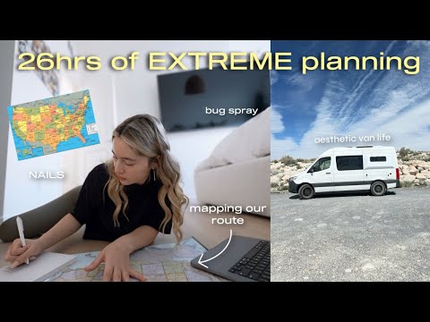 Preparing to do VAN LIFE for 2 weeks *as a 20yr old*  | map, mosquito spray, hiking gear