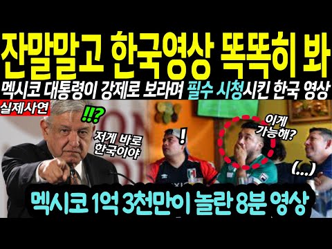 "역대급 시청률!" 멕시코 한국특집방송에 난리난 상황, 전세계를 충격에 빠뜨린 한국의 비밀은? /해외감동사연