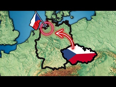 Why does the Czech Republic own part of Hamburg?