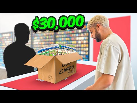 He Sold His ENTIRE $30,000 Pokemon Collection + Our BIGGEST Restock!  *Shop POV Edition*