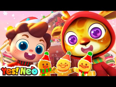 Gingerbread House Song | Jingle Bells | Christmas Jazz | Nursery Rhymes & Kids Songs | Yes! Neo