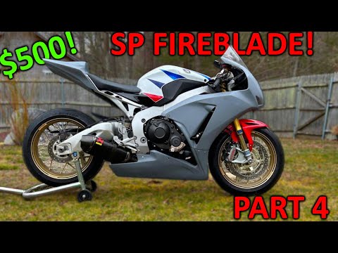 $500 Fireblade SP Part 4: Race Bodywork!