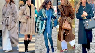 2024 DECEMBER ITALIAN STREET STYLE❄️MILAN STREET FASHION 🇮🇹WINTER OUTFITS #vanityfair