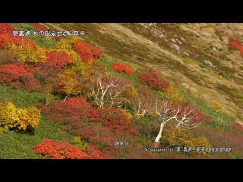 層雲峡 秋の銀泉台と駒草平 Sounkyo Ginsendai and Komakusadaira in autumn