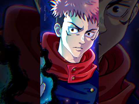 Yuuji Itadori fanart drawing | XPPen Deco Fun L tablet #animeart #digitalart #shorts #jujutsukaisen