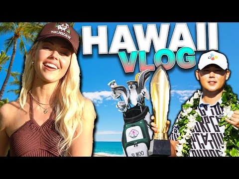 Behind the Scenes of a PGA Tour Event | Sony Open Championship Vlog in HAWAII 🌴