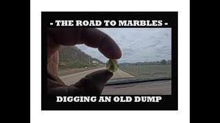 Dump Digging Archaeology - Unearthing A Hybrid Cat Eye Marble - Antiques - Bottle Digging - Toys -