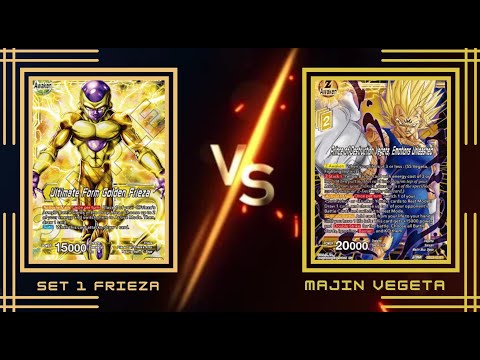 Golden Frieza vs Starter Deck Vegeta : Yellow Faceoff: Set 22 DBS Locals