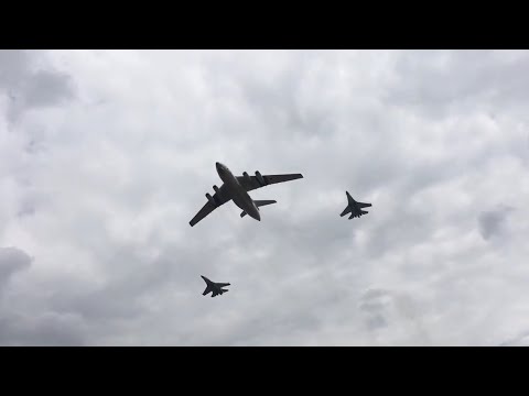 RIAT 2017 🇺🇦 Ukraine 🇺🇦 Arrival SU-27 Flanker & IL-76 Ilyushin