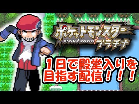 ポケットモンスタープラチナは１日で殿堂入りできるって遠い親戚が言ってた気がする。