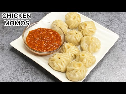 Chicken Momos Recipe | Steamed Chicken Momos | How to Make Momos