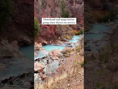 Ever wonder if hot springs want to be called beautiful once in a while? #utahhikes#utahhotsprings