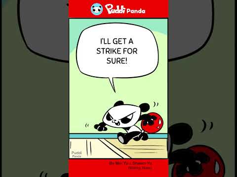 This is NOT How You Do It... 😂 🎳 | Puddi Panda #shorts #funny #fail