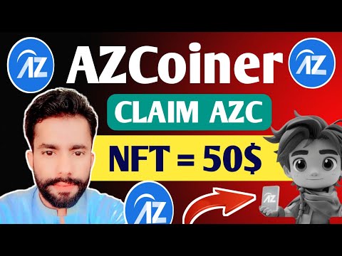 How To Claim AZCoiner NFT || AZCoiner NFT kaisy Claim Karain || AZCoiner NFT Listings Price $50?