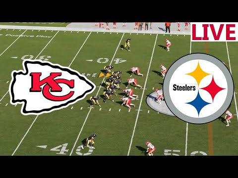 🔴LIVE🔴Kansas City Chiefs VS Pittsburgh Steelers / NFL Week 18/NFL season/ Madden NFL 25