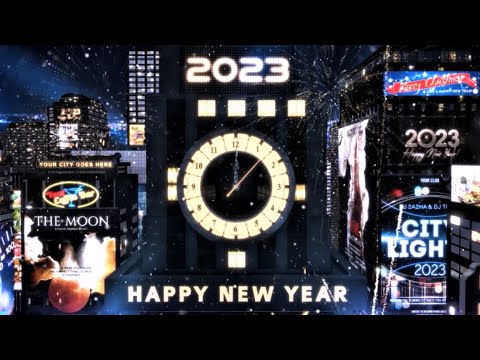 New Year Countdown Clock 2023 - The City