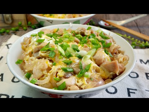 Zero-Skill 7-Ingredient Chicken & Egg Rice Bowl 親子丼 The Easiest Weeknight Dinner Oyakodon Recipe