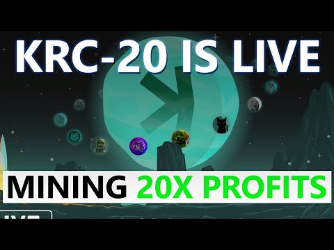 KRC-20 Is LIVE - Kaspa Mining Rewards are 20X More!!!