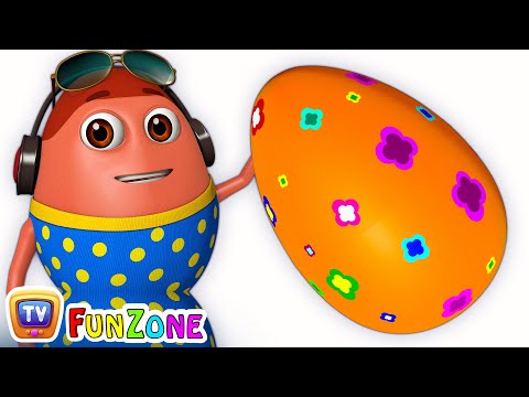 Learn ORANGE Colour with Johny Johny Yes Papa | Surprise Eggs Colours Ball Pit Show | ChuChuTV 3D