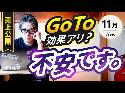 【飲食店経営】関係者必見！経営者が2020年11月の売上を公開します！