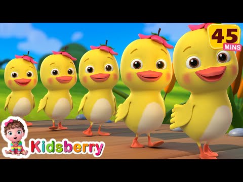 Five Little Ducks | Learn Counting + More Nursery Rhymes & Baby Songs - Kidsberry