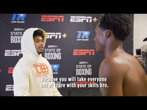 Shakur Stevenson GIVES Abdullah Mason a MILLION DOLLAR advice after getting KNOCKDOWN 2X