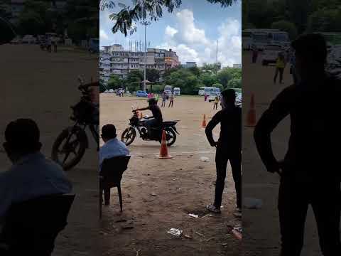 Driving licence Ki Bike Test  Ride || #shorts #license #drivingtest