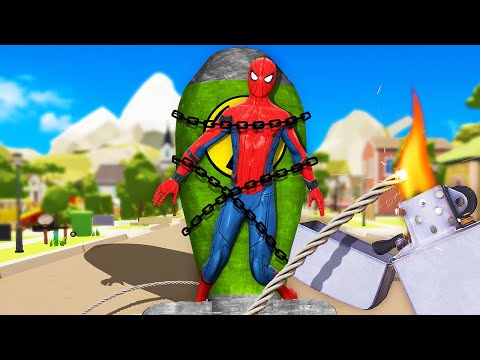 Using a Modded NUKE on Spiderman... (Fireworks Mania Multiplayer)