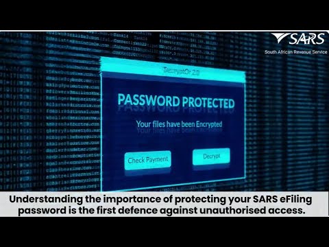 Protect your SARS eFiling login details