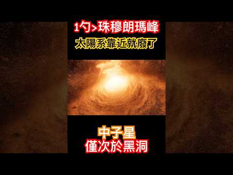 《宇宙系列009》中子星，除黑洞外密度最大星體，宇宙怪獸之一，巨型原子核！