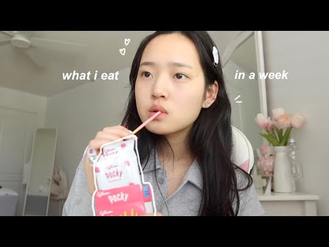 what i eat in a week back home🍓 (my mom's cooking & korean food)