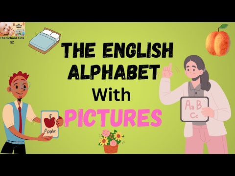 Alphabet with pictures / Phonics Alphabet / English Alphabet a to z/ Learn Alphabet / English