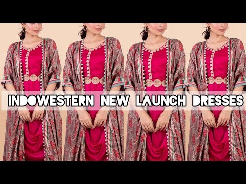 New very beautiful Indowestern dresses for girls and women || 2023 latest Indowestern outfits