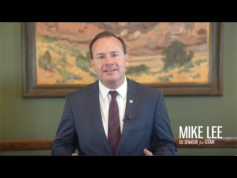 Senator Lee Delivers Message to Utahns