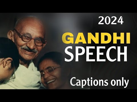 The ONE Speech About Mahatma Gandhi That Will LEAVE You SPEECHLESS!