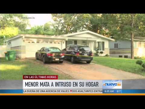 Niño de 11 años mata a presunto intruso de 16