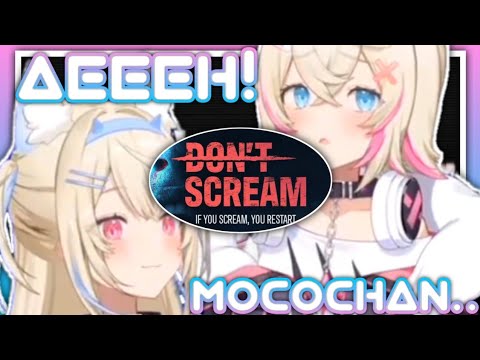 Mococo's Random Noises Almost Kill Them In "Don't Scream"||FUWAMOCO||HoloEN/ENVtuber