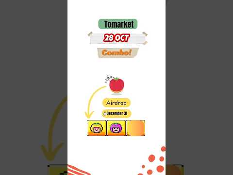 Tomarket Daily Combo 29 October | Tomarket Today Combo | Tomarket Combo | Tomarket Combo Card