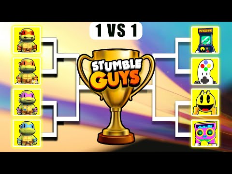 TMNT vs PACMAN Skins Tournament in Stumble Guys🔥