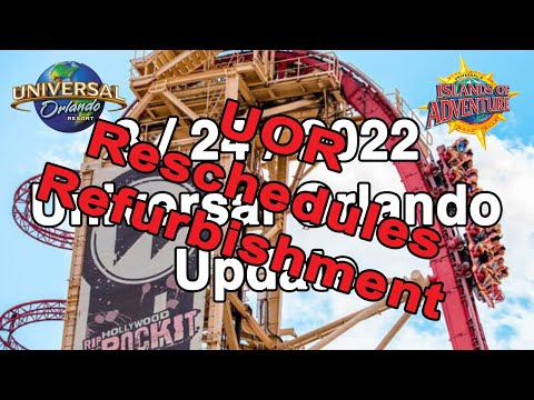 UOR Update 8/24/2022 - Refurbishment Reschedule - Mummy Reopening