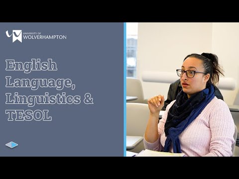 English Language, Linguistics and TESOL Students | University of Wolverhampton