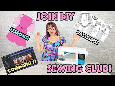 Learn To SEW Like a PRO! Join The Sew Anastasia Sewing Pattern Club Today!