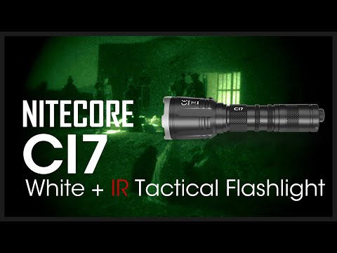 NITECORE CI7 2500 Lm + 7000mW IR Tactical Flashlight for Hunting, Law Enforcement, Military