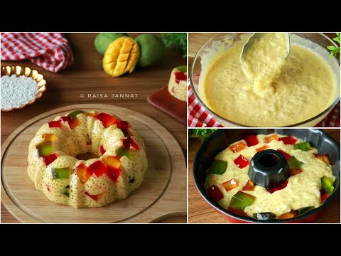 Unique Mango Dessert Recipe | Mango Tapioca Jello Pudding | Broken Glass Pudding | Sago Dessert