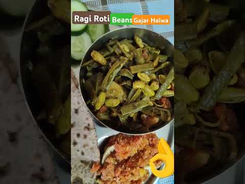 Flat Beans Ragi Millets #thali #healthy #millets