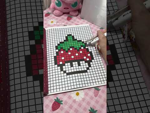 Pixel art idea 🍓marker asmr 🖍️