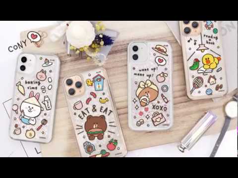 GARMMA 嚴選 LINE FRIENDS  iPhone 11 亮片粉彩 流沙殼 (III)