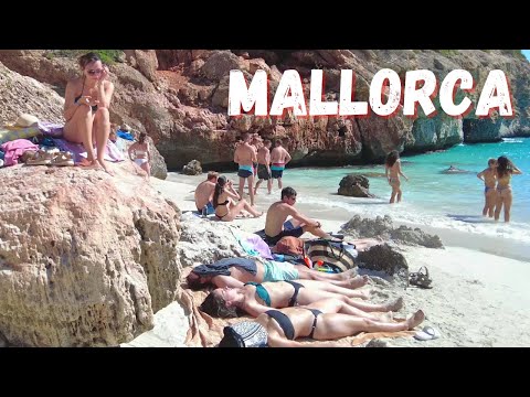 Beach walk |  Mallorca MAJORCA | Caló des Moro 🏖️🇪🇸 July 2022