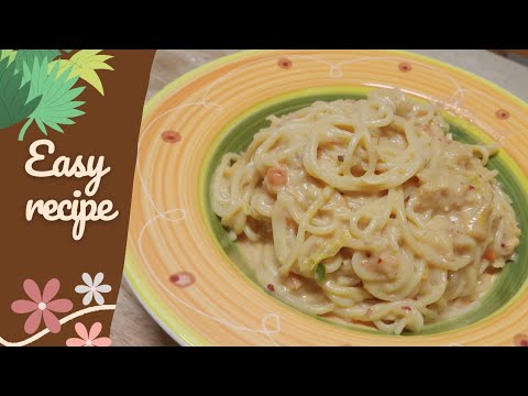 How to make pink sauce spaghetti recipe @cooking with nimu #easy #pinksauce #spaghetti #tasty